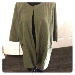 Eileen Fisher cotton jacket.